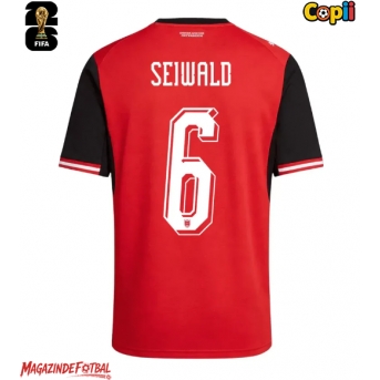 Austria Nicolas Seiwald #6 Echipament de Fotbal Replică Mondial 2026 Copii Acasa (+ Șorturi)